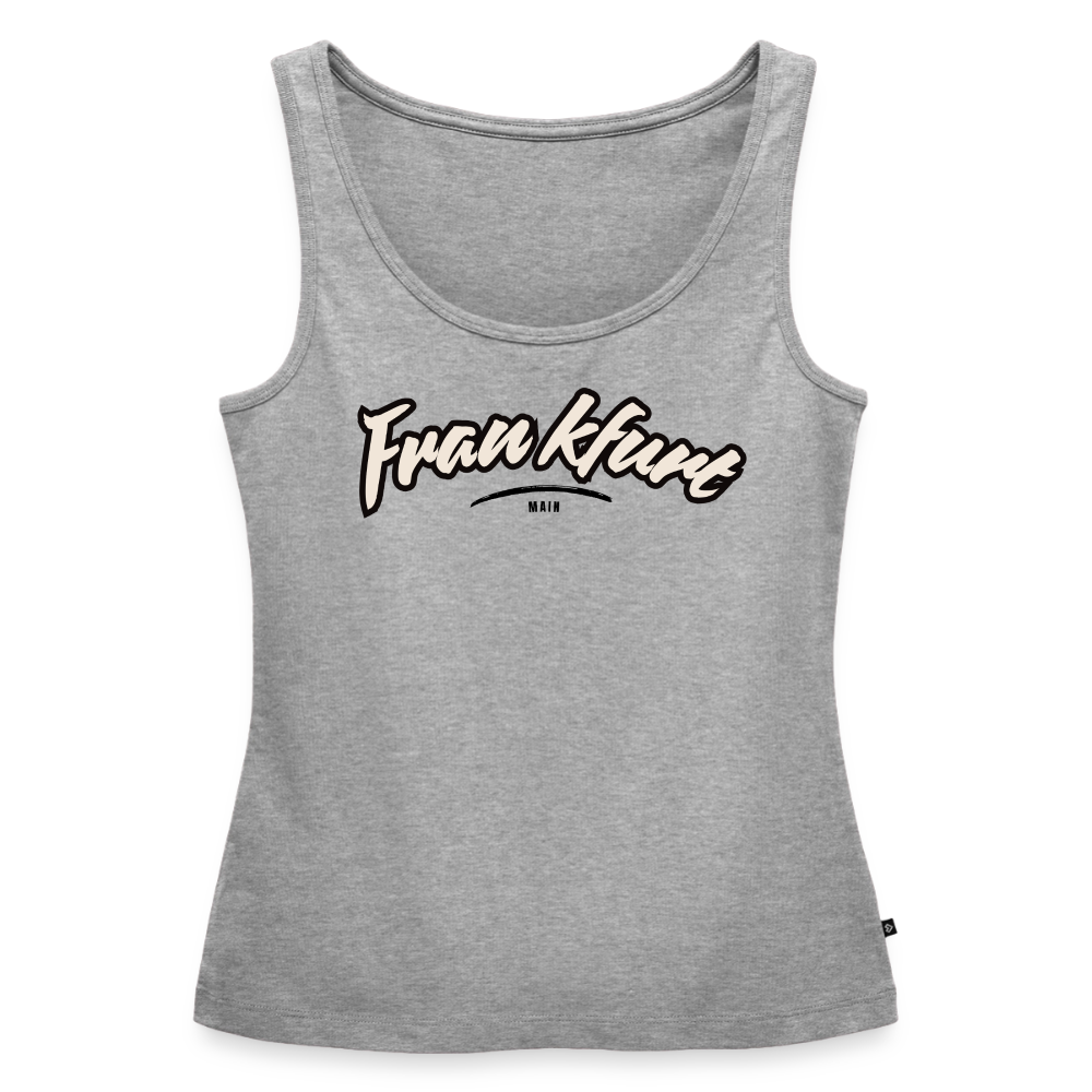 Tanktop Ladies Frankfurt (Main) "Graffiti Tag" - Grau meliert