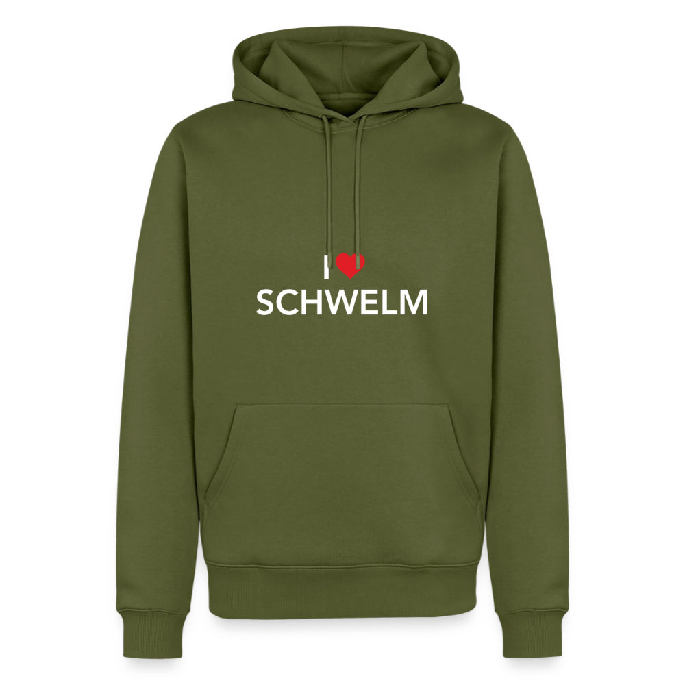 Hoodie I Love Schwelm - Khaki