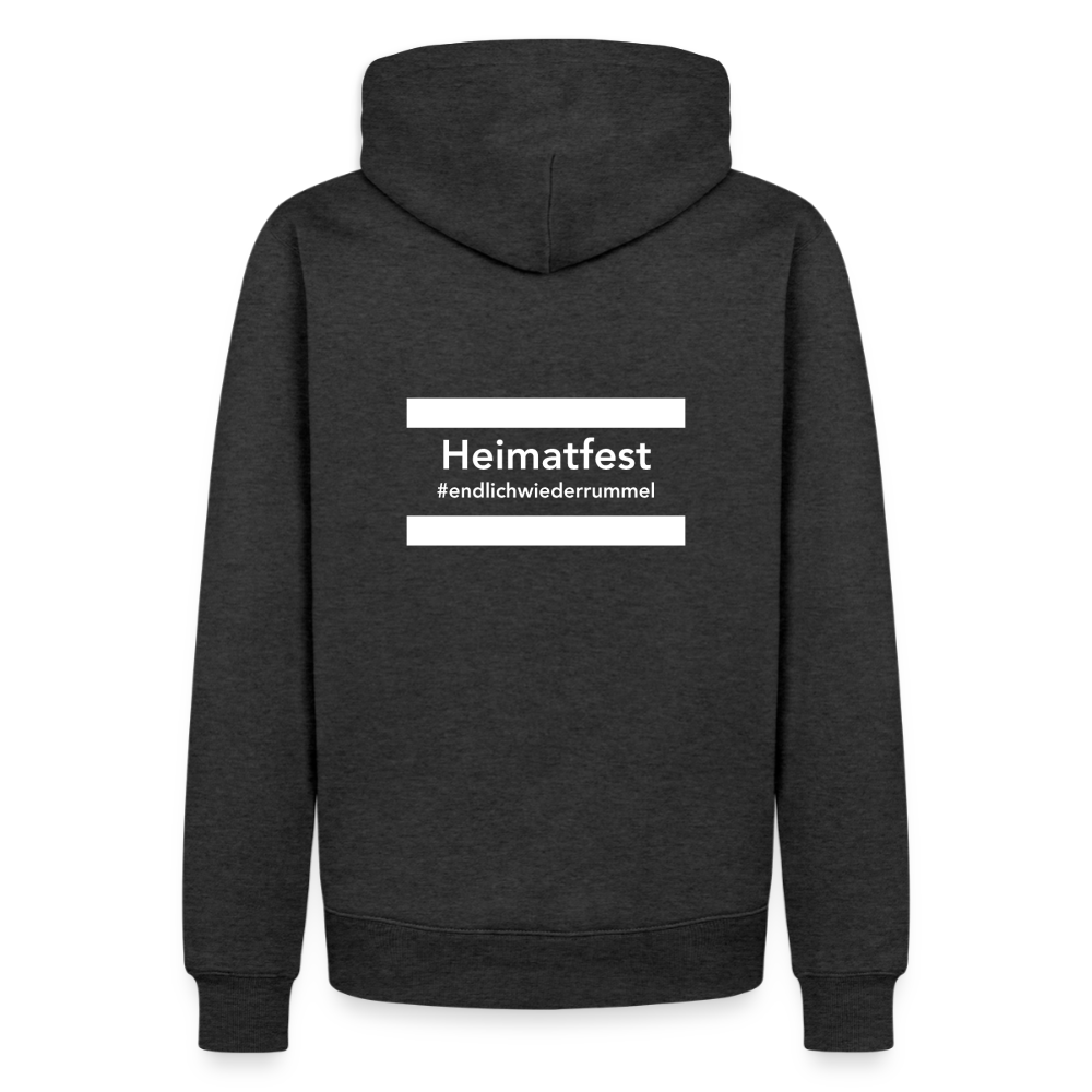 Hoodie Schwelmer Heimatfest #endlichwiederrummel - Anthrazit meliert