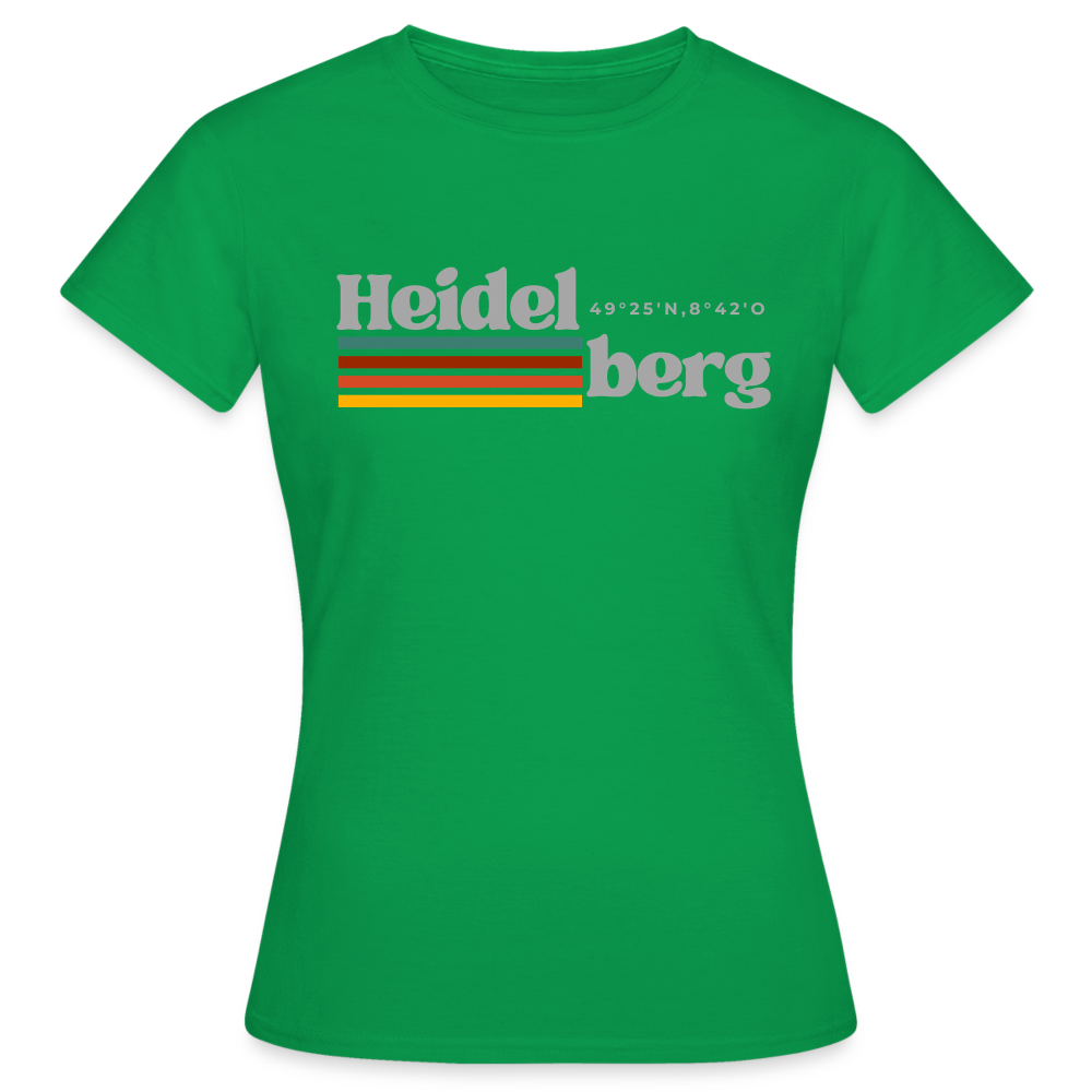 T-Shirt Ladies Heidelberg "Retro" - Kelly Green