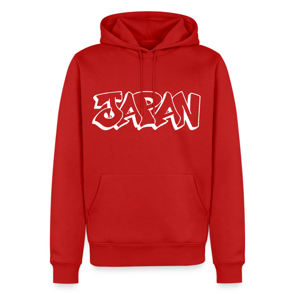 Hoodie Japan Graffiti "JP Bright Edition" - Rot