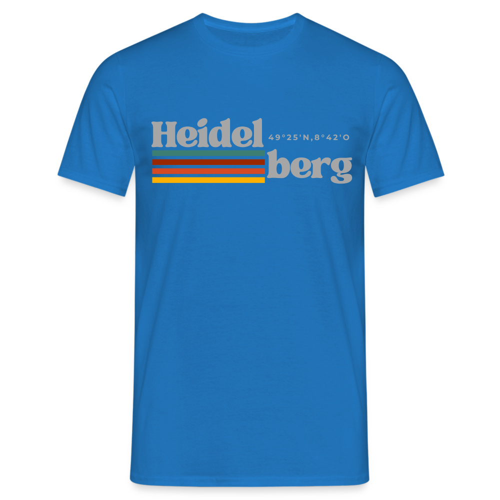 T-Shirt Heidelberg "Retro" - Royalblau