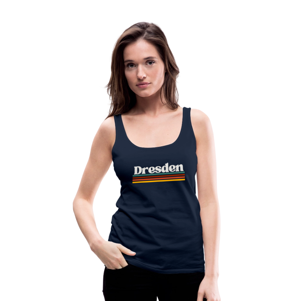 Tanktop Ladies Dresden "Retro" - Navy