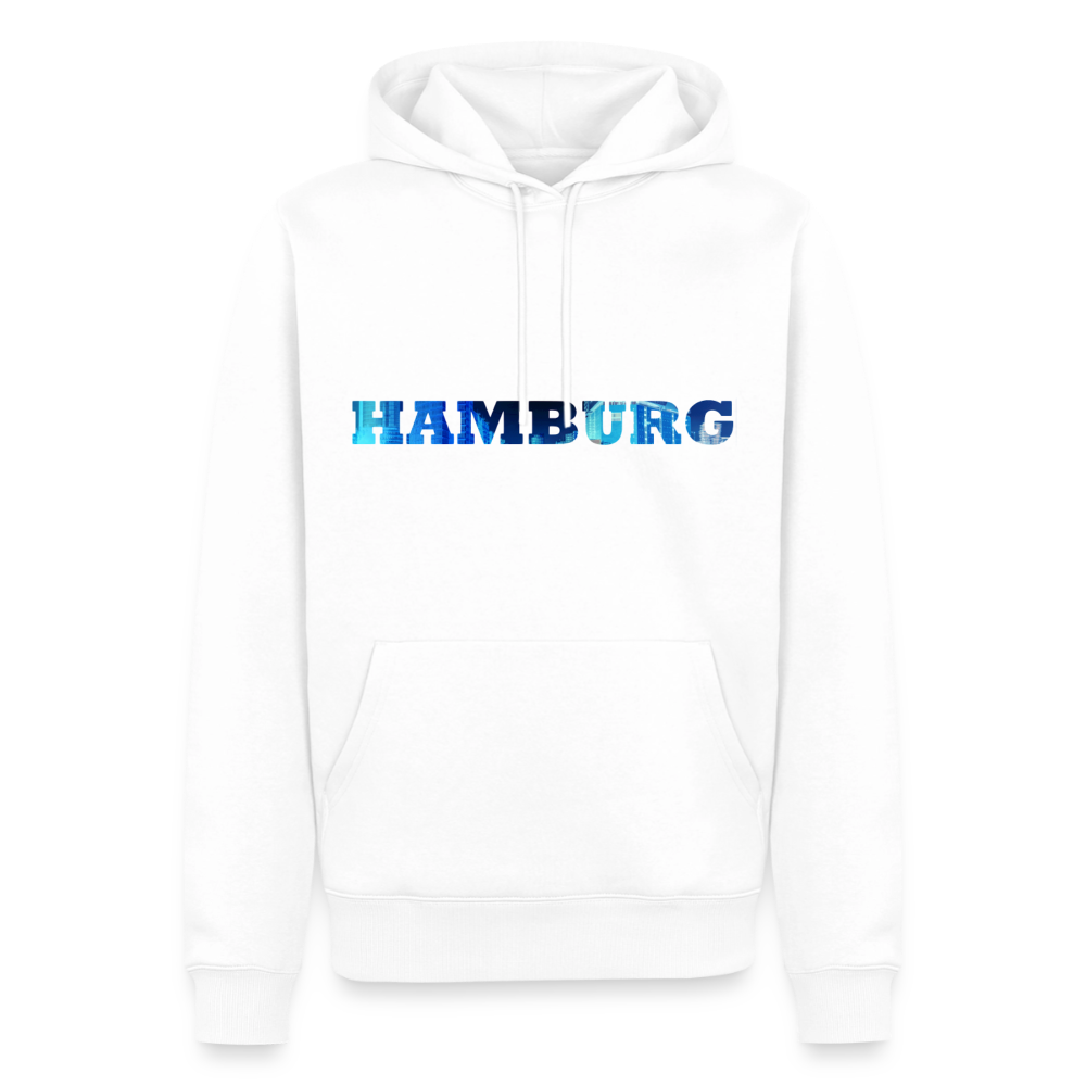 Hoodie Hamburg "Panorama Bold" - Weiß