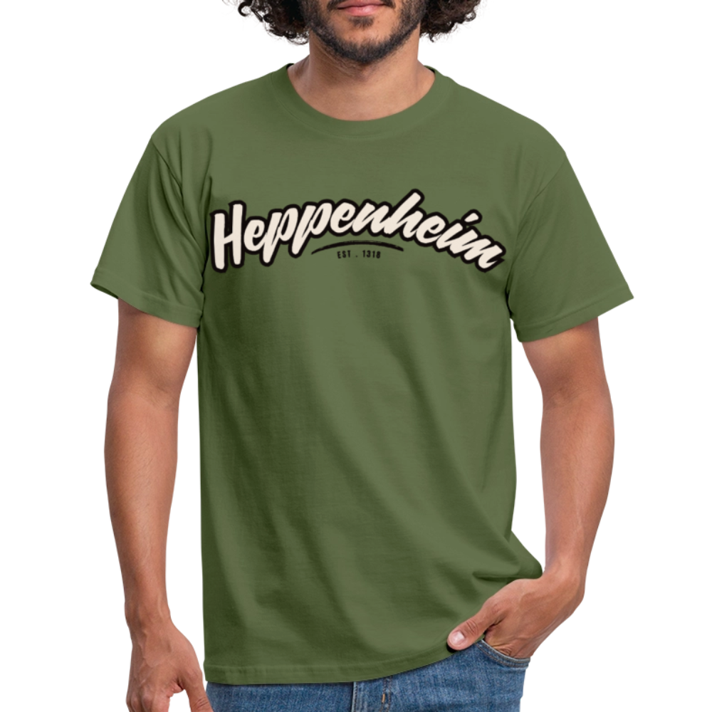 T-Shirt Heppenheim "Graffiti Tag" - Militärgrün