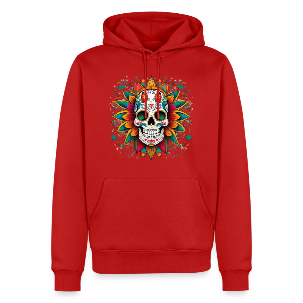 Hoodie Mexico "Craneo" - Rot