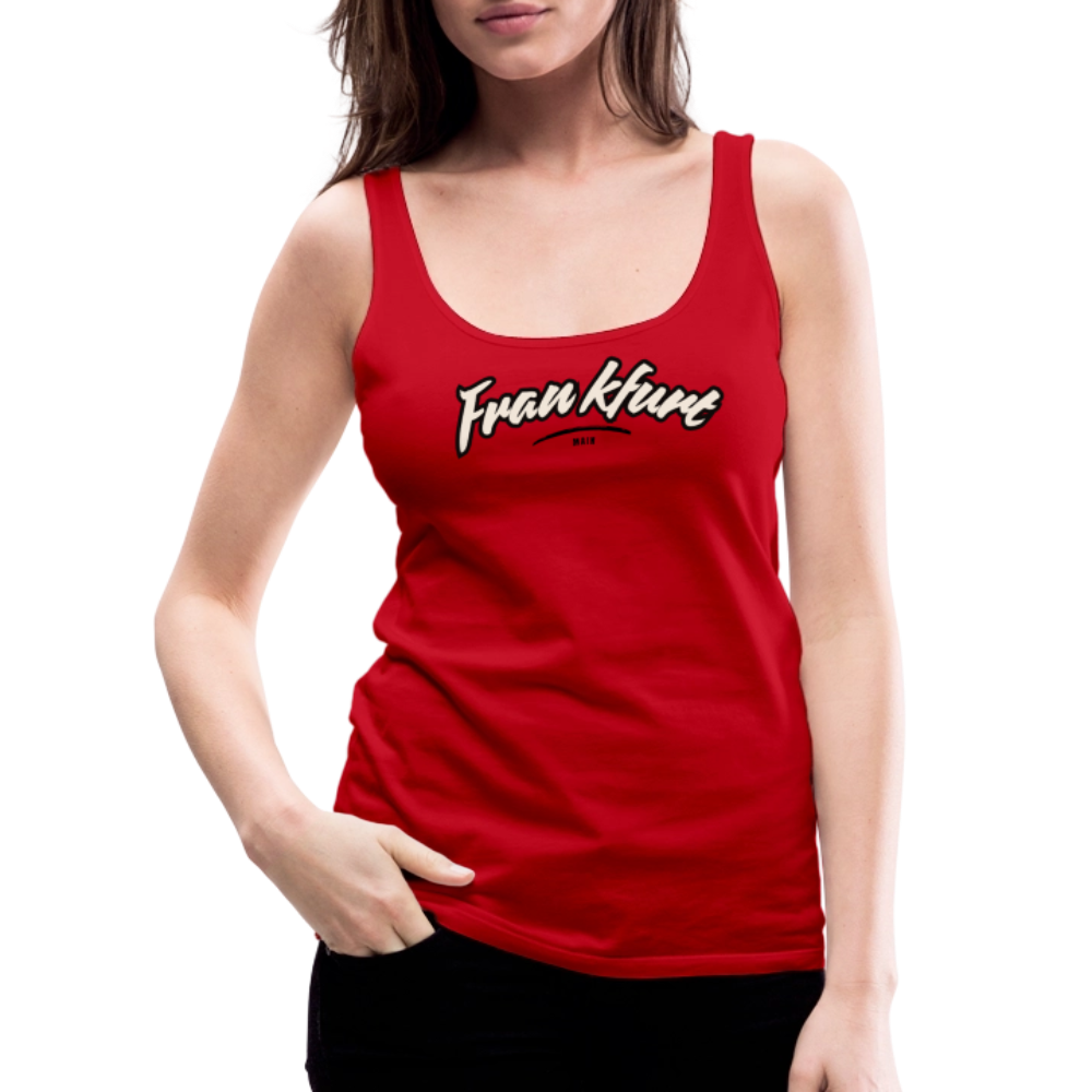 Tanktop Ladies Frankfurt (Main) "Graffiti Tag" - Rot