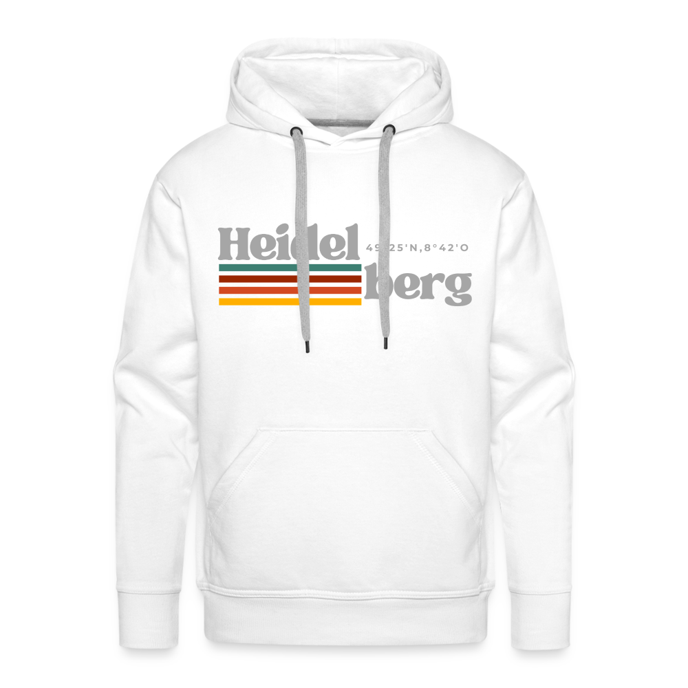 Hoodie Heidelberg "Retro" - Weiß