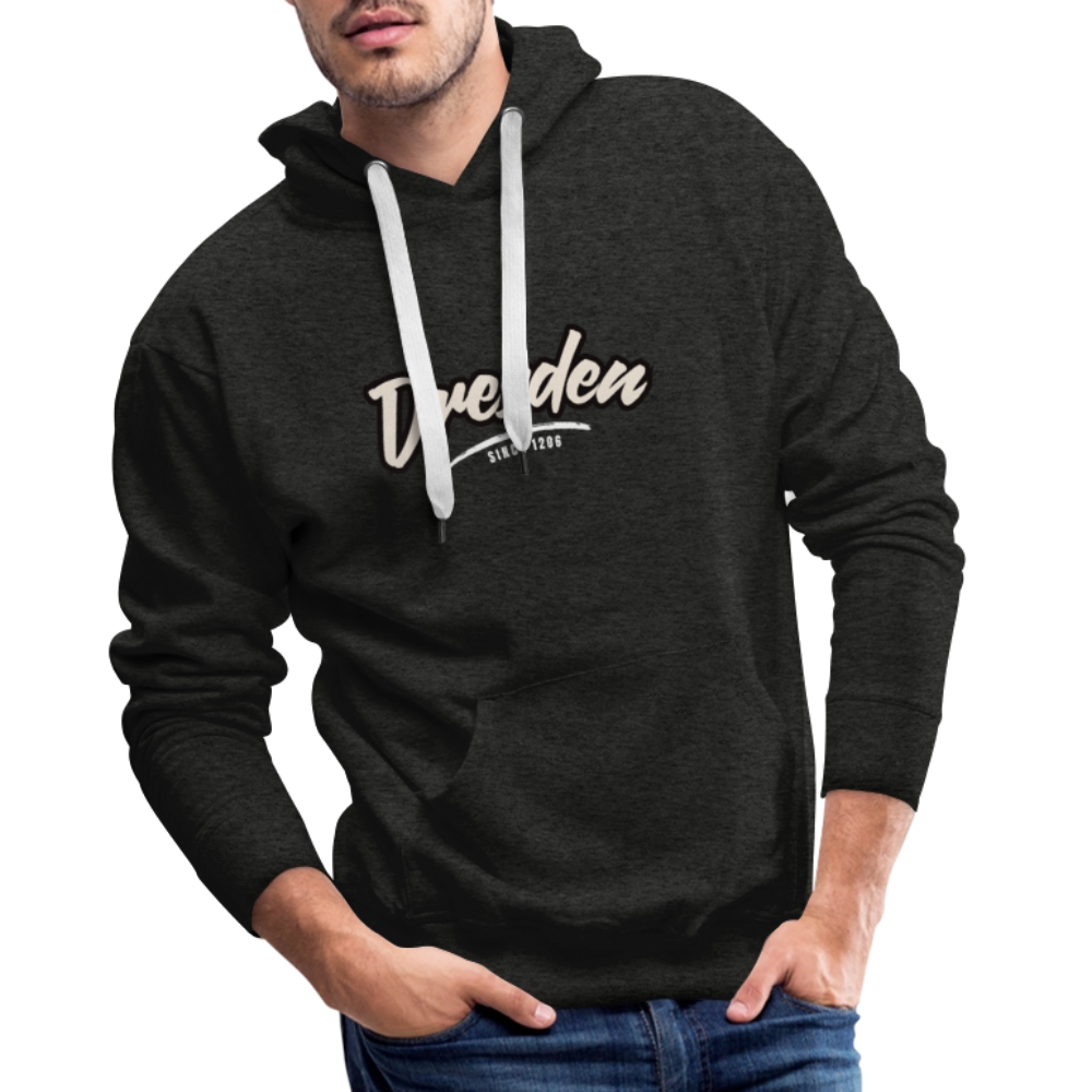 Hoodie Dresden "Graffiti Tag White" - Anthrazit