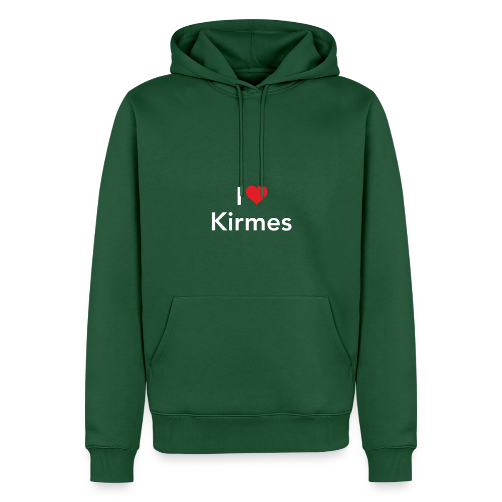 Hoodie "I Love Kirmes" Bright Edition - Flaschengrün