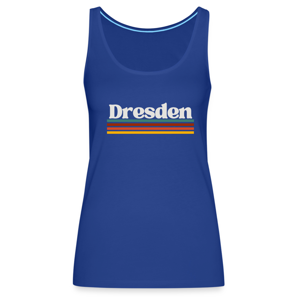 Tanktop Ladies Dresden "Retro" - Königsblau