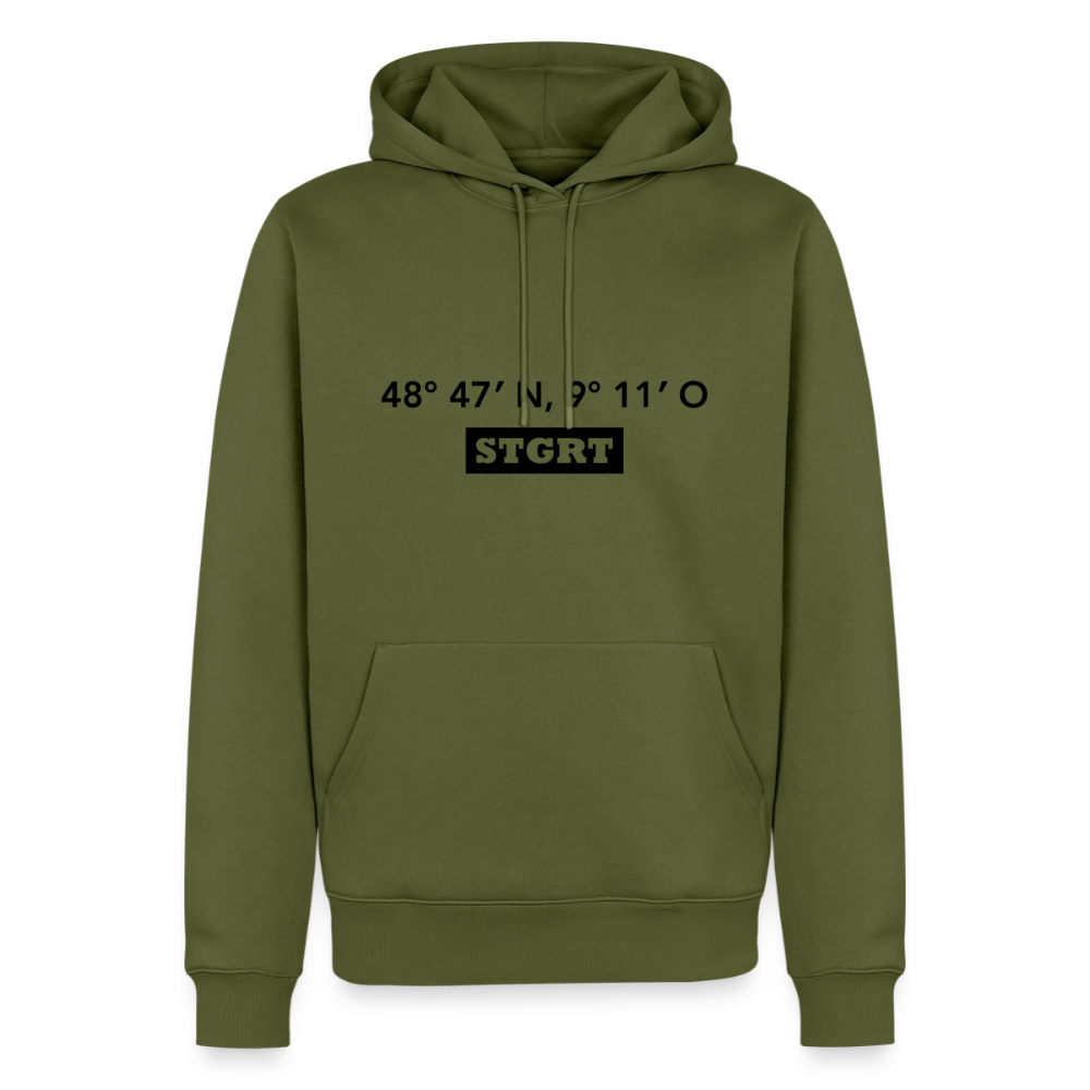 Hoodie Stuttgart "STGRT GPS" Dark Edition - Khaki