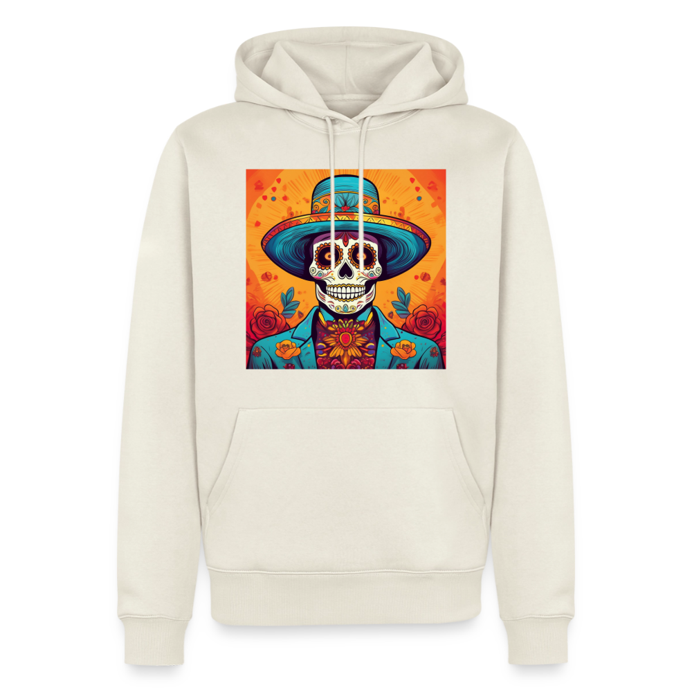 Hoodie Mexico "Hombre Muerto" - Naturweiß