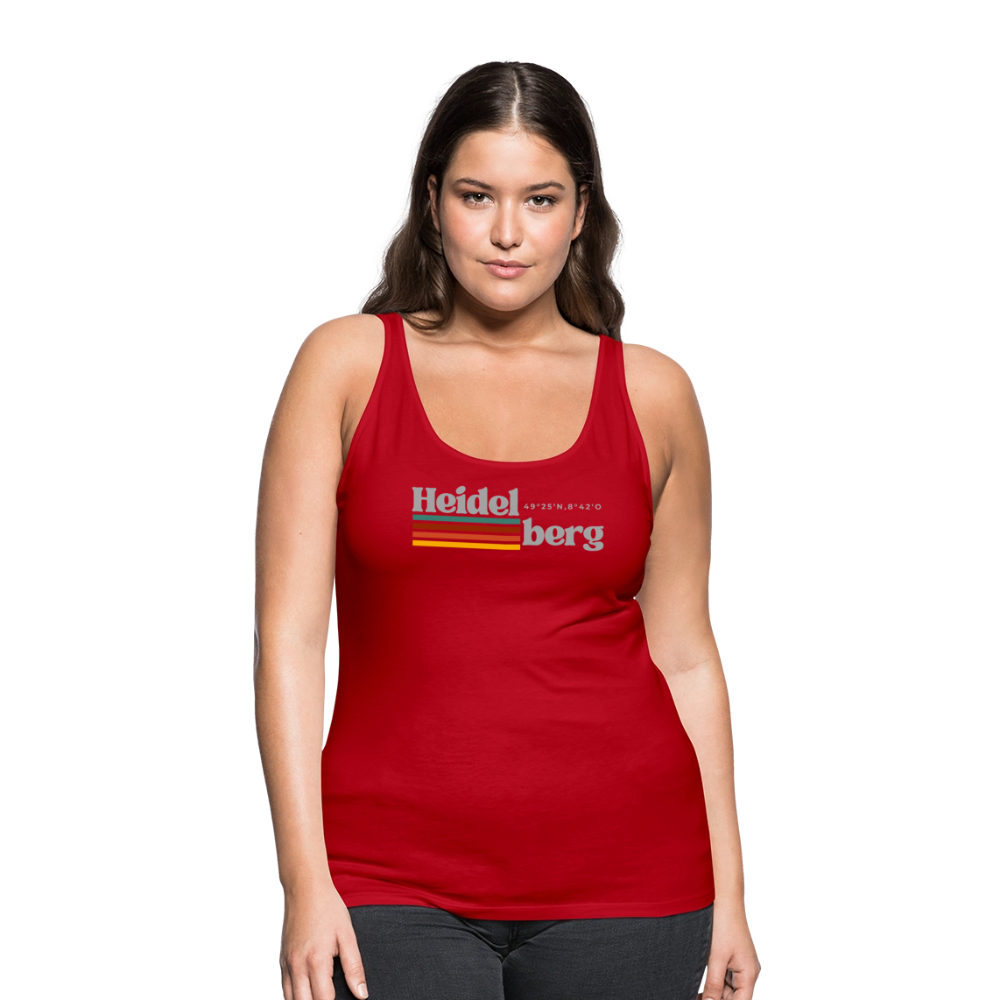 Tanktop Ladies Heidelberg "Retro" - Rot