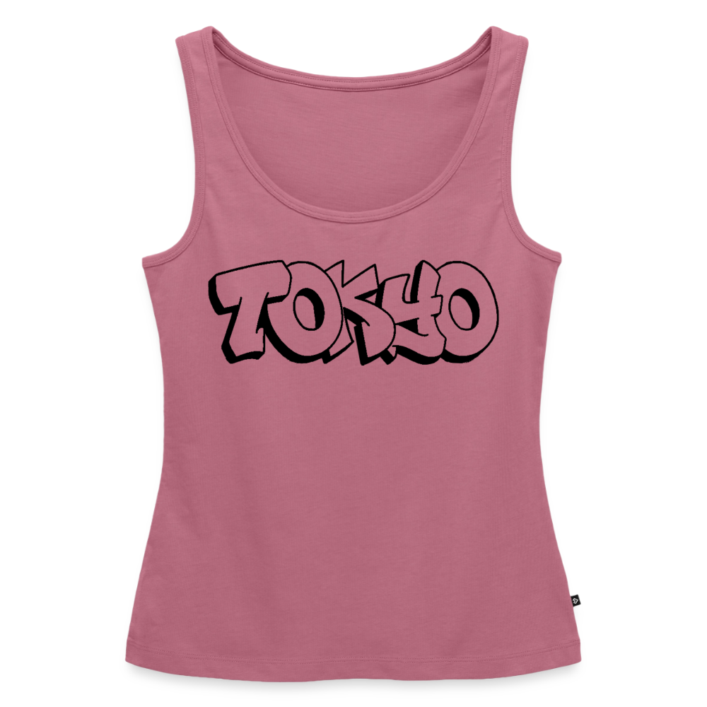 Tanktop Ladies Japan Graffiti "Tokyo Plain" - Mauve