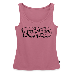 Tanktop Ladies Japan Graffiti "Tokyo Plain" - Mauve