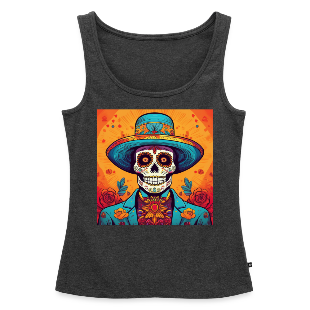 Tanktop Ladies Mexico "Hombre Muerto" - Anthrazit meliert