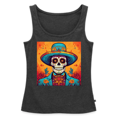 Tanktop Ladies Mexico "Hombre Muerto" - Anthrazit meliert