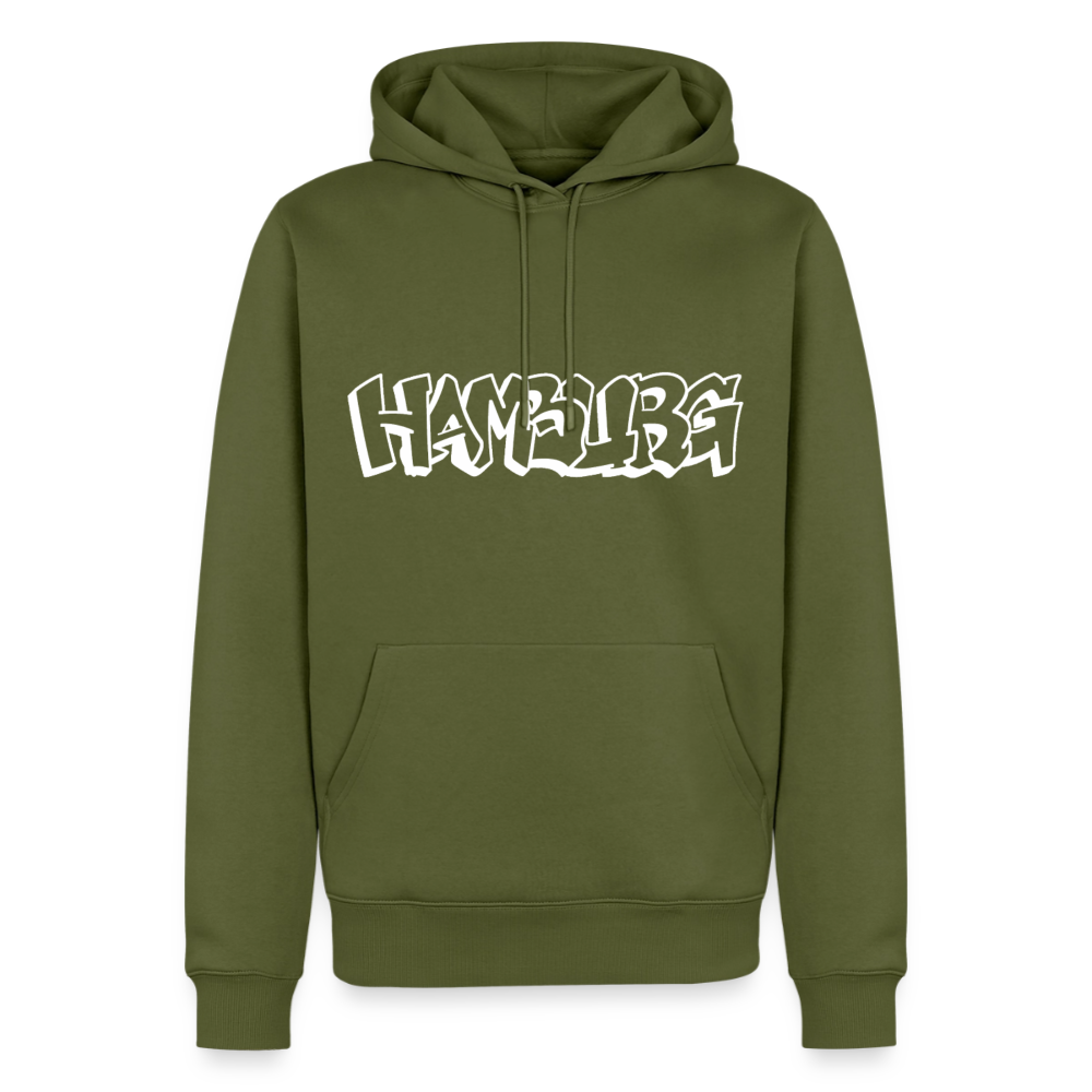 Hoodie Hamburg "Graffiti" Bright Edition - Khaki