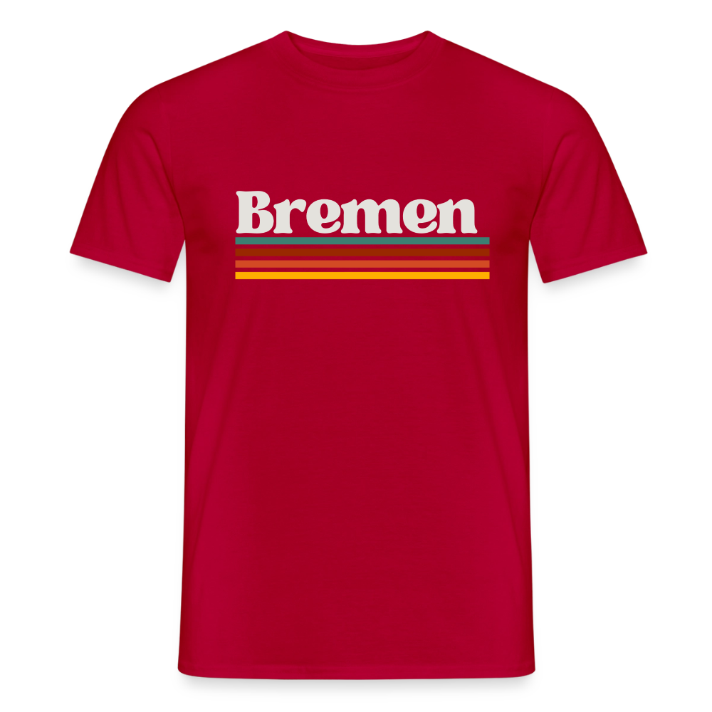 T-Shirt Bremen "Retro" - Rot