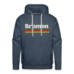 Hoodie Bremen "Retro" - Jeansblau