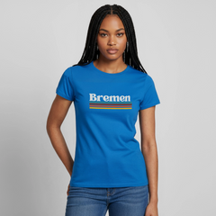 T-Shirt Ladies Bremen "Retro" - Royalblau