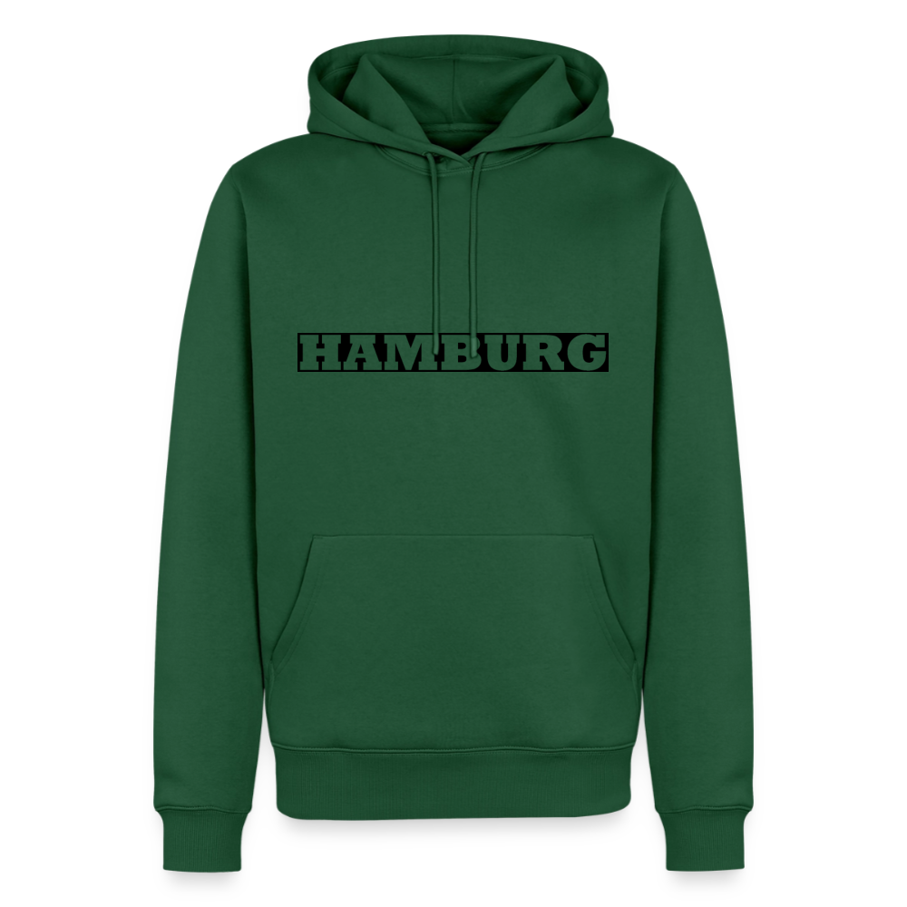 Hoodie Hamburg "Bold" Dark Edition - Flaschengrün
