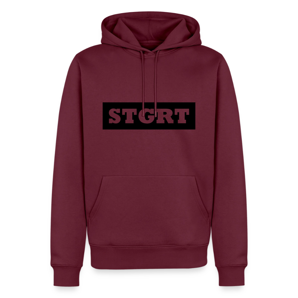 Hoodie Stuttgart "STGRT" Dark Edition - Burgunderrot