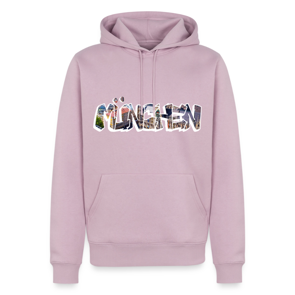 Hoodie München "Graffiti Marienplatz" Bright Edition - Altrosa