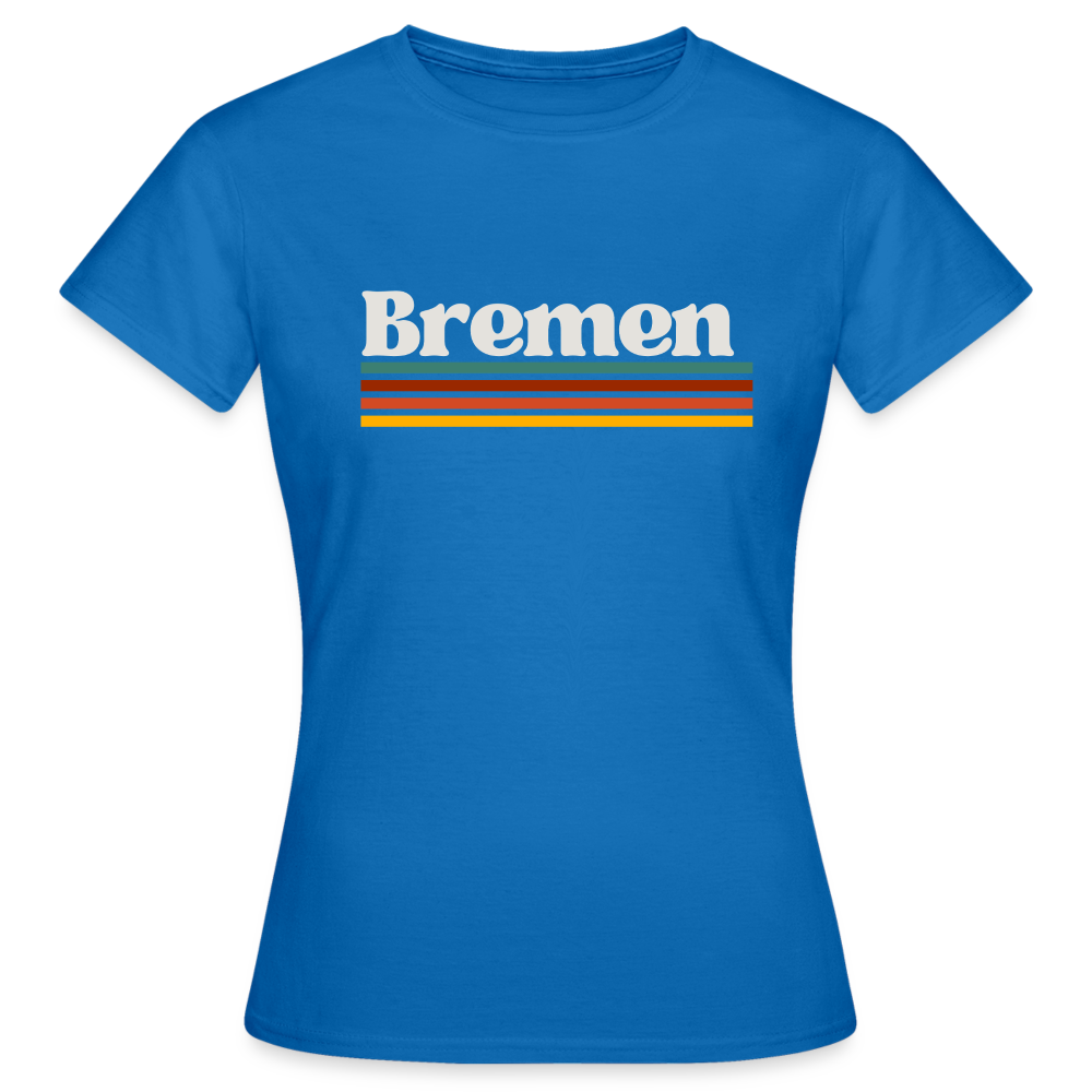 T-Shirt Ladies Bremen "Retro" - Royalblau