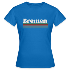 T-Shirt Ladies Bremen "Retro" - Royalblau