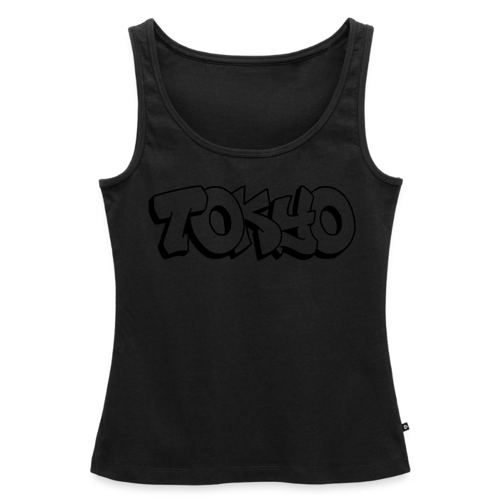 Tanktop Ladies Japan Graffiti "Tokyo Plain" - Schwarz