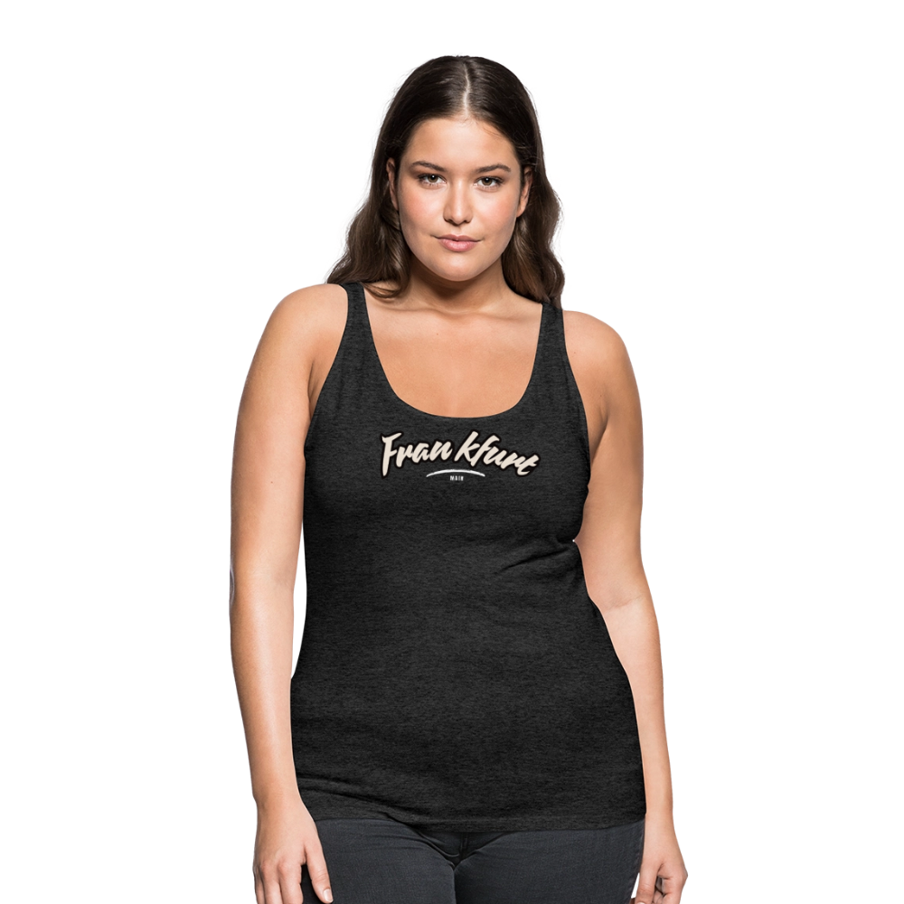 Tanktop Ladies Frankfurt (Main) "Graffiti Tag White" - Anthrazit