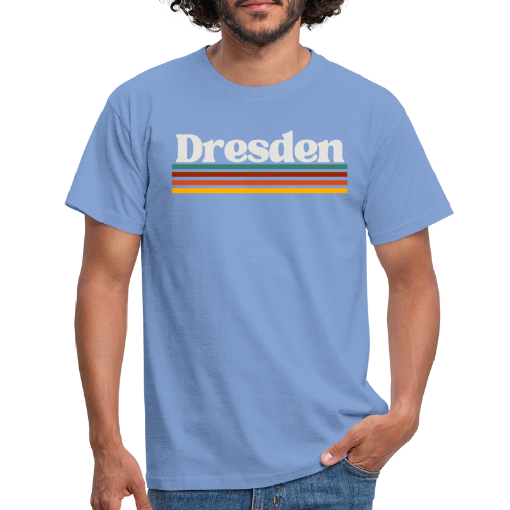 T-Shirt Dresden "Retro" - carolina blue