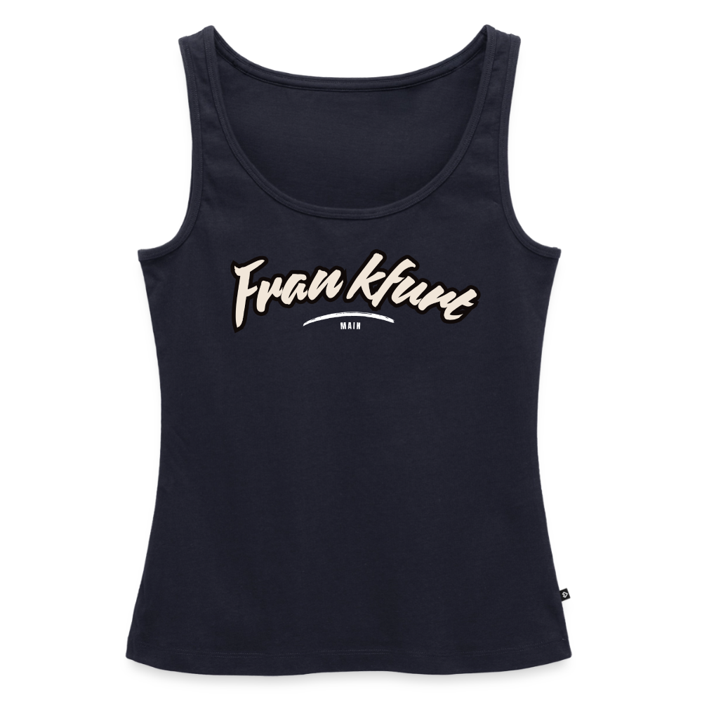 Tanktop Ladies Frankfurt (Main) "Graffiti Tag White" - Navy