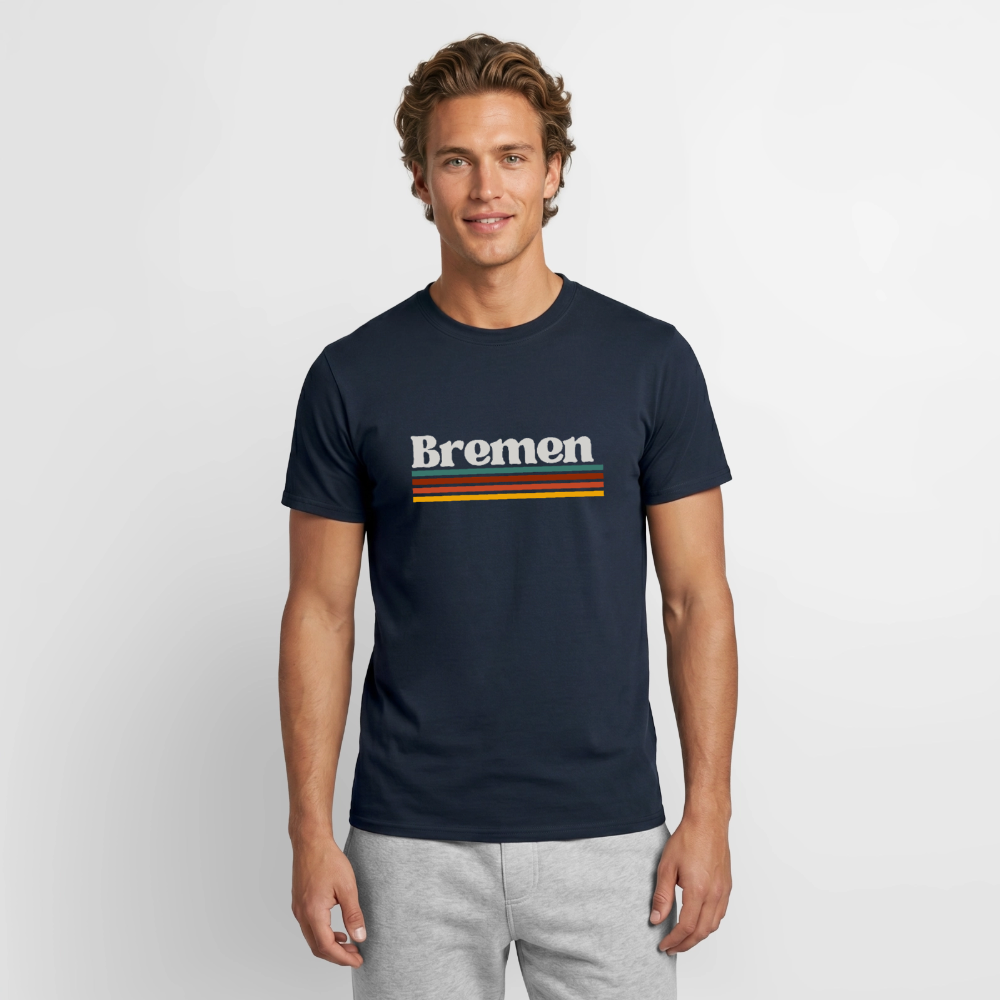 T-Shirt Bremen "Retro" - Navy