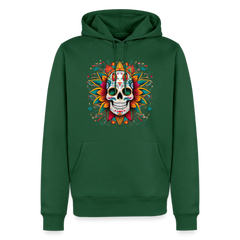 Hoodie Mexico "Craneo" - Flaschengrün