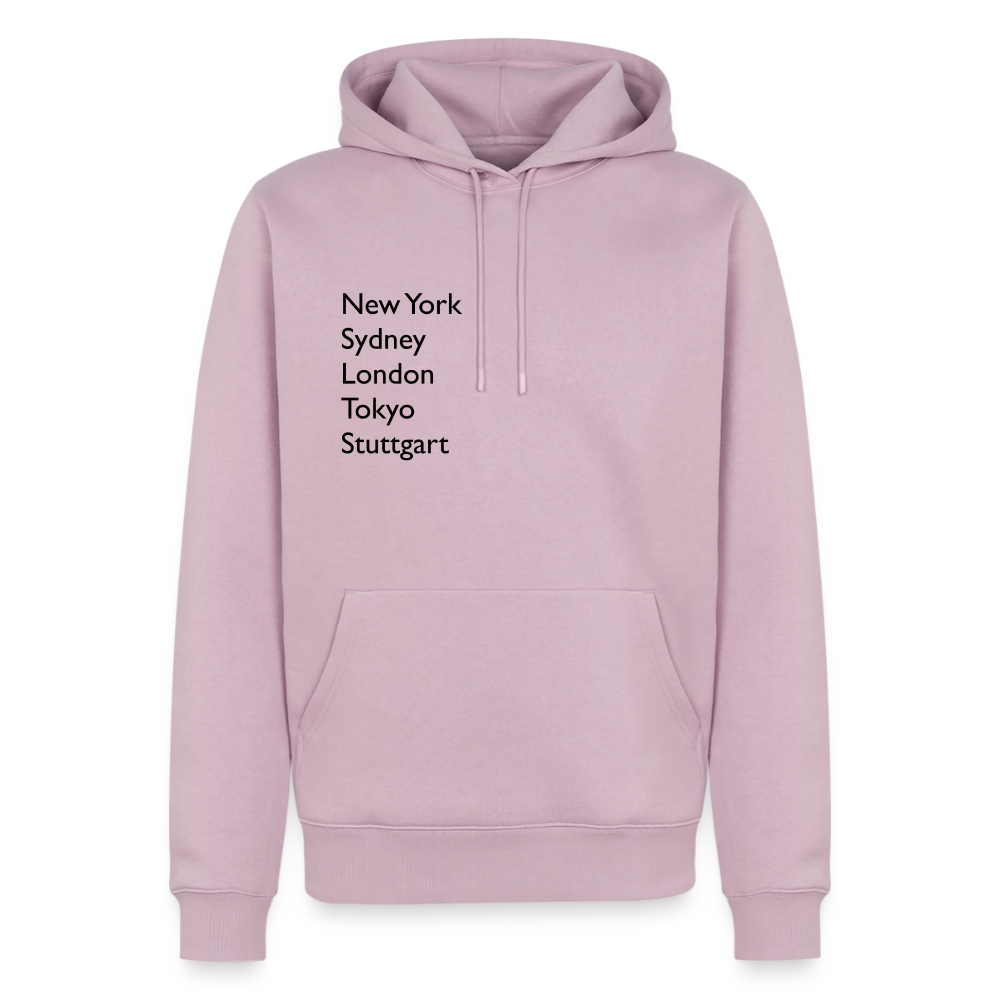 Hoodie Stuttgart "Metropolen" Dark Edition - Altrosa