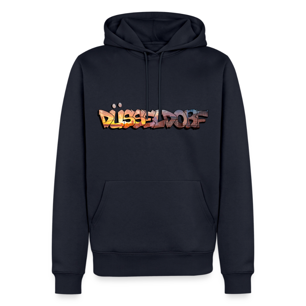 Hoodie Düsseldorf "Skyline Sunset" - Navy