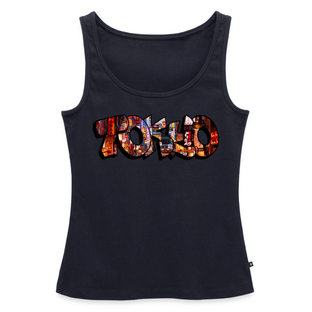 Tanktop Ladies Japan Graffiti "Tokyo" - Navy