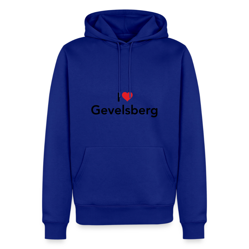 Hoodie "I Love Gevelsberg" Dark Edition - Royalblau