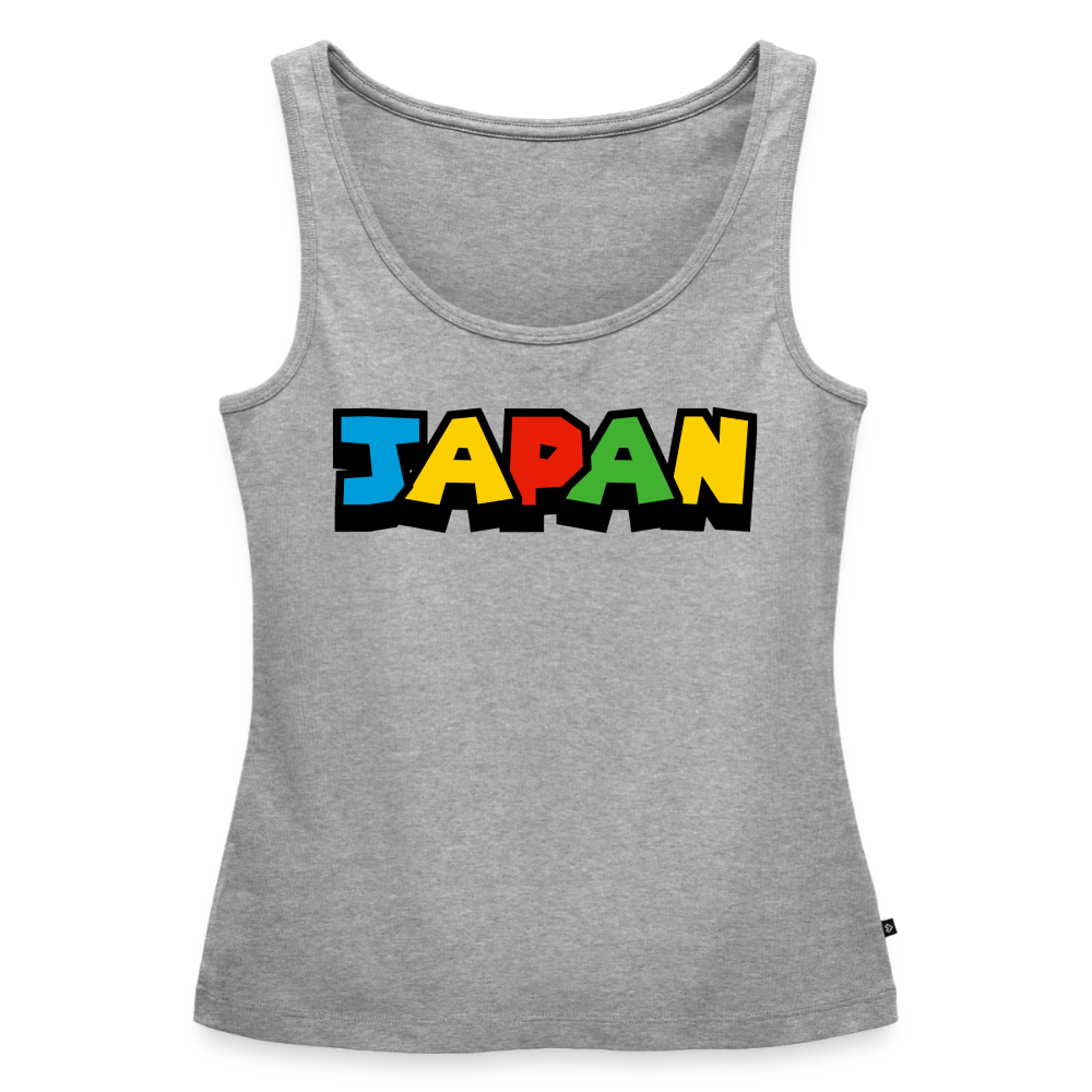 Tanktop Ladies Japan "Mario Style" - Grau meliert