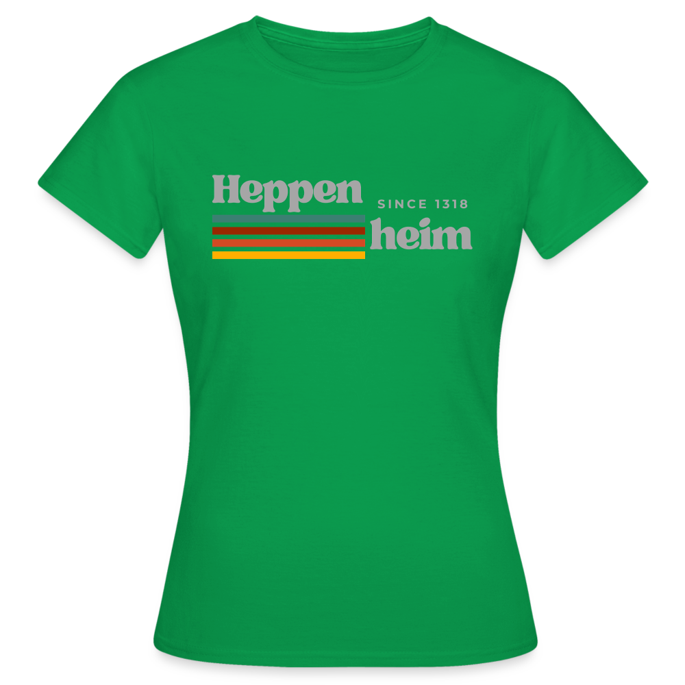 T-Shirt Ladies Heppenheim "Retro" - Kelly Green