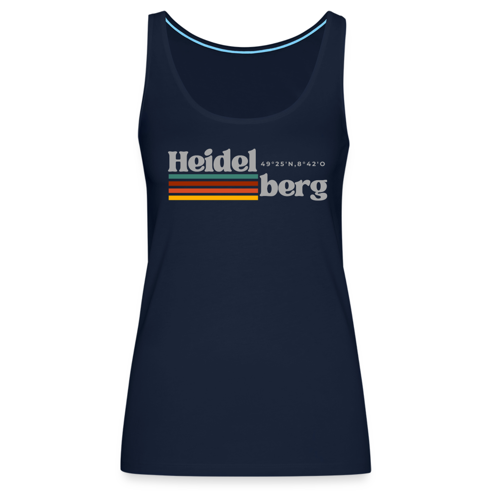 Tanktop Ladies Heidelberg "Retro" - Navy