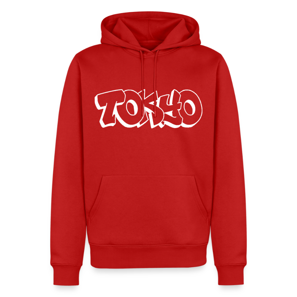 Hoodie Japan Graffiti "Tokyo Bright Edition" - Rot