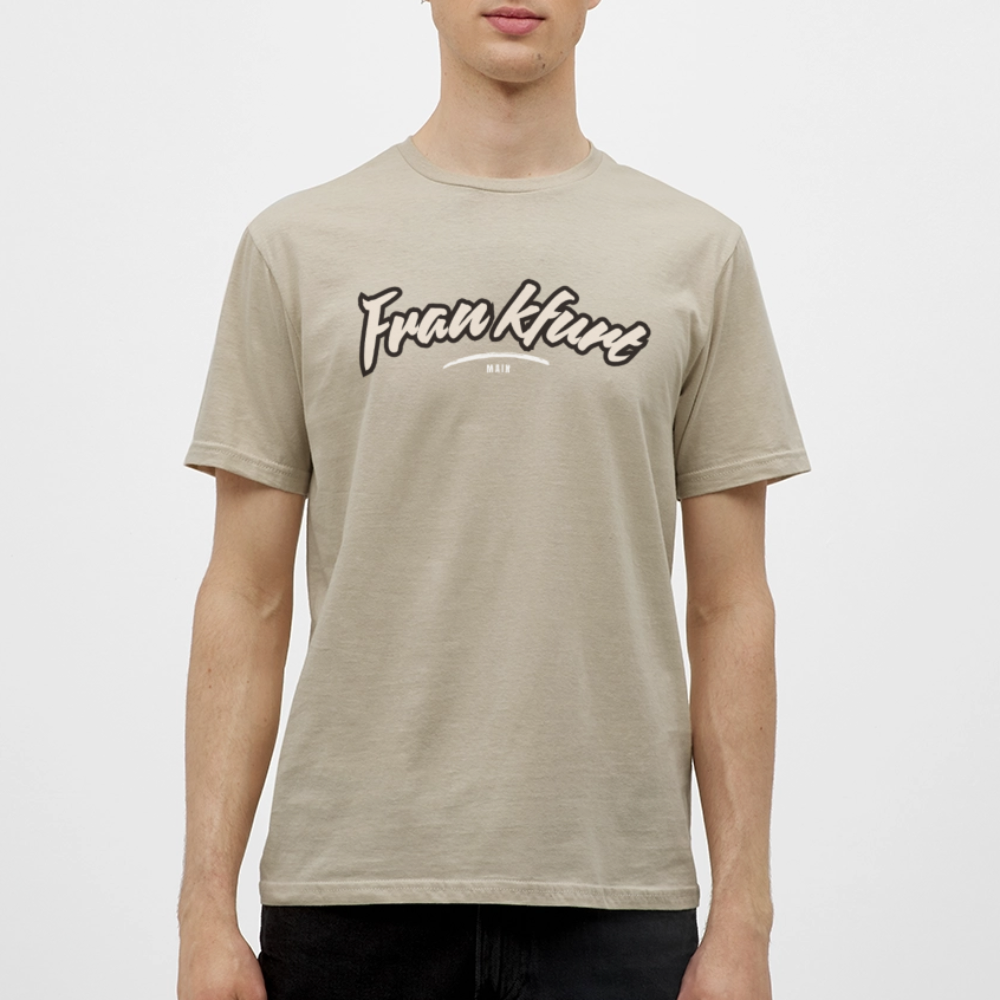 T-Shirt Frankfurt (Main) "Graffiti Tag White" - Sandbeige