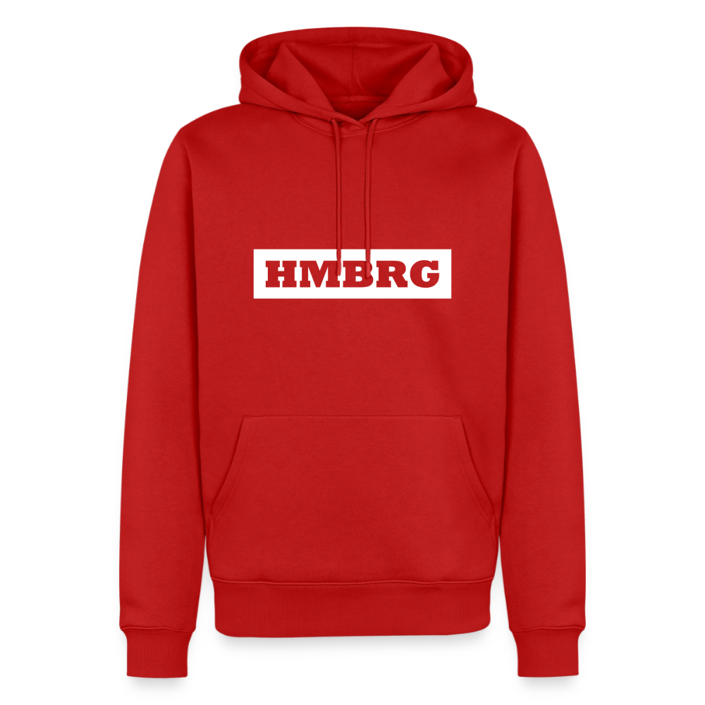 Hoodie Hamburg "HMBRG" Bright Edition - Rot