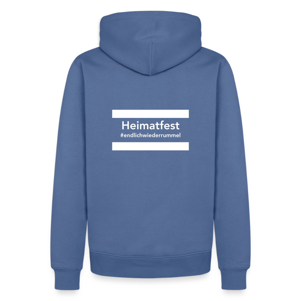 Hoodie Schwelmer Heimatfest #endlichwiederrummel - Taubenblau