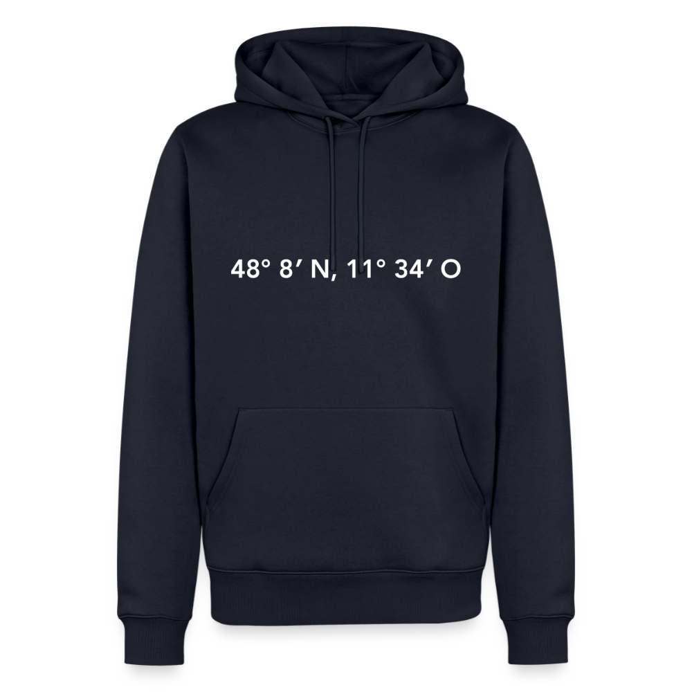 Hoodie München "GPS" Bright Edition - Navy