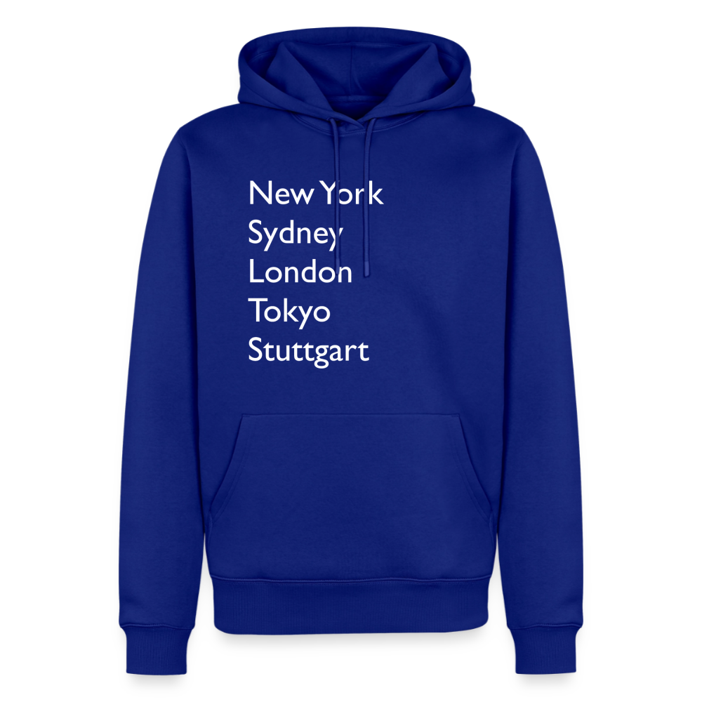 Hoodie Stuttgart "Metropolen Big" Bright Edition - Royalblau